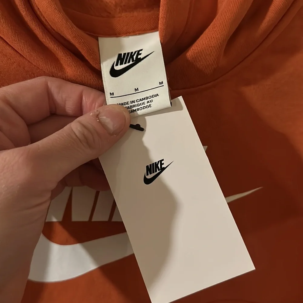 Nike Girls’ Sportswear Club Fleece Pullover Hoodie: ORANGE: NWT: SZ M